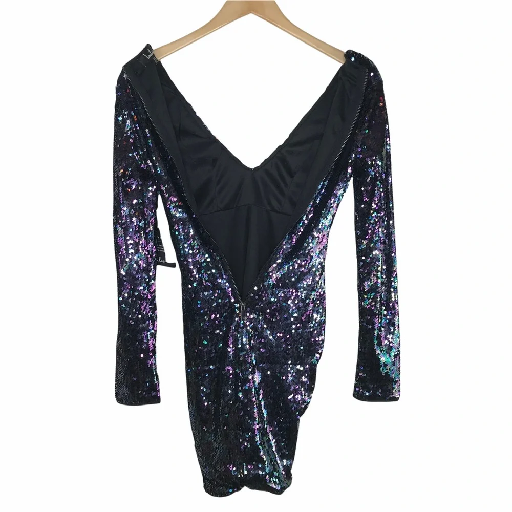 Lulus Lookin' Slick Sequin‎ Bodycon Dress NWT (XS)